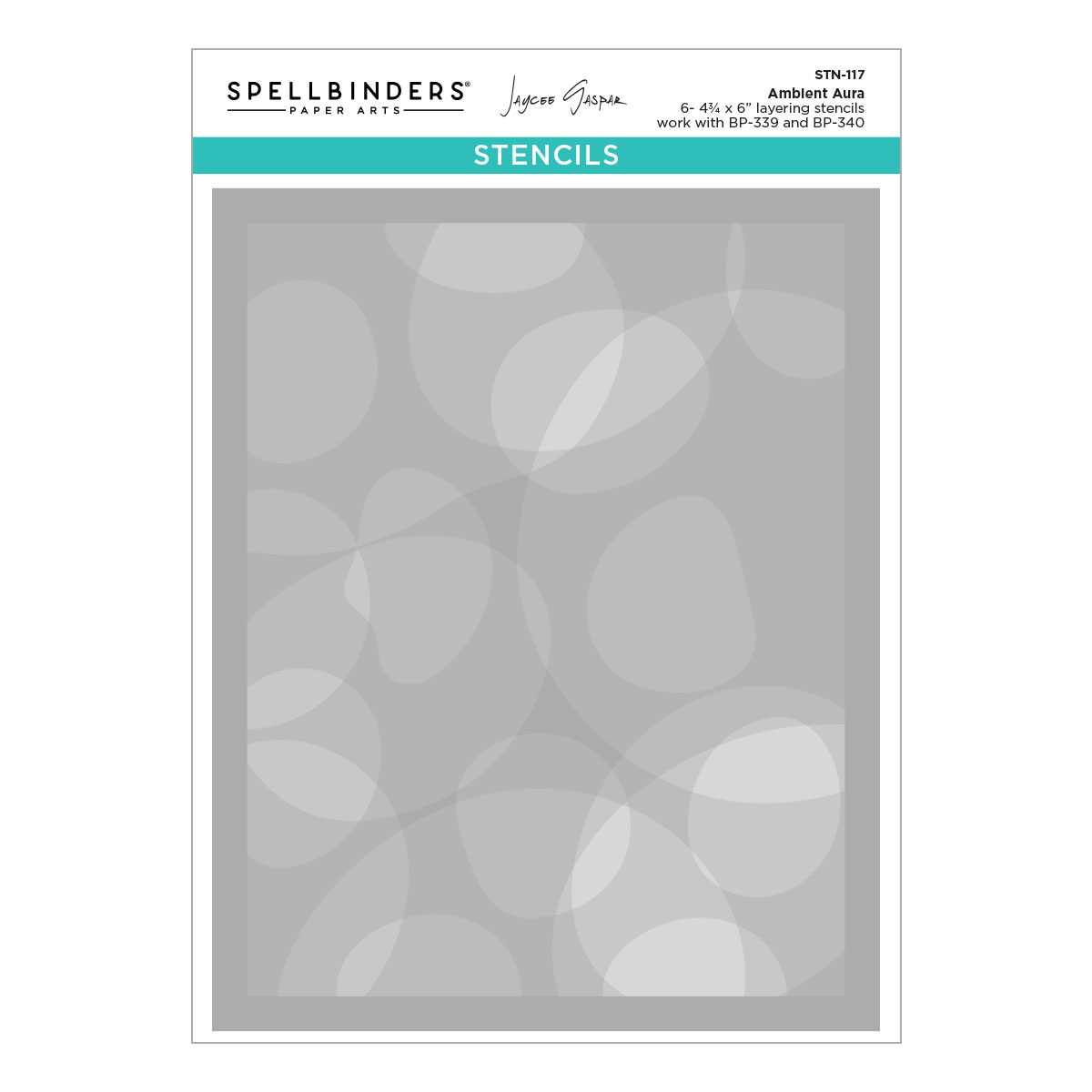 Spellbinders Ambient Aura Stencils By Jaycee Gaspar