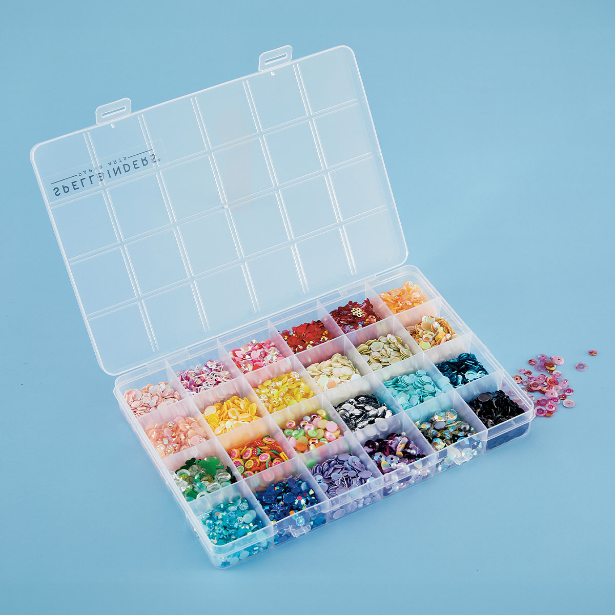 Spellbinders Locking Compartment Storage Box