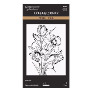 Spellbinders Tulips and Daffodils Press + Foil Plate By Yana Smakula