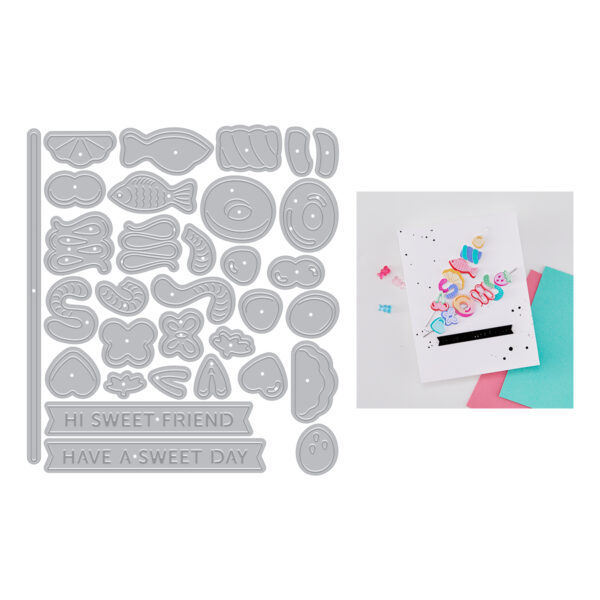 Hero Arts Candy Kebob Die Set By Hero Arts + Carly Tee