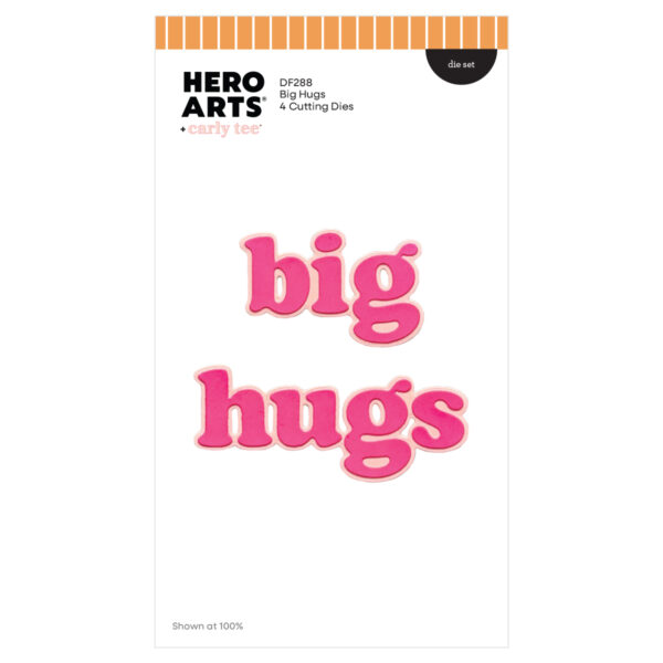 Hero Arts Big Hugs Die Set By Hero Arts + Carly Tee