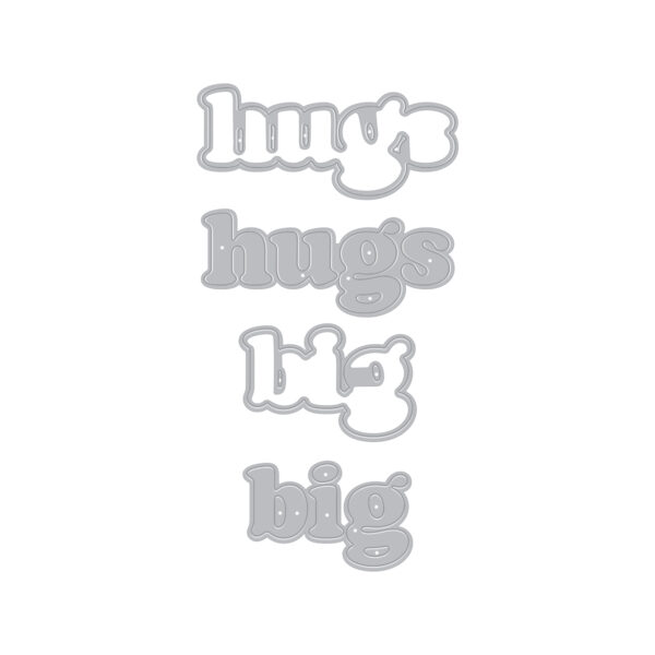 Hero Arts Big Hugs Die Set By Hero Arts + Carly Tee