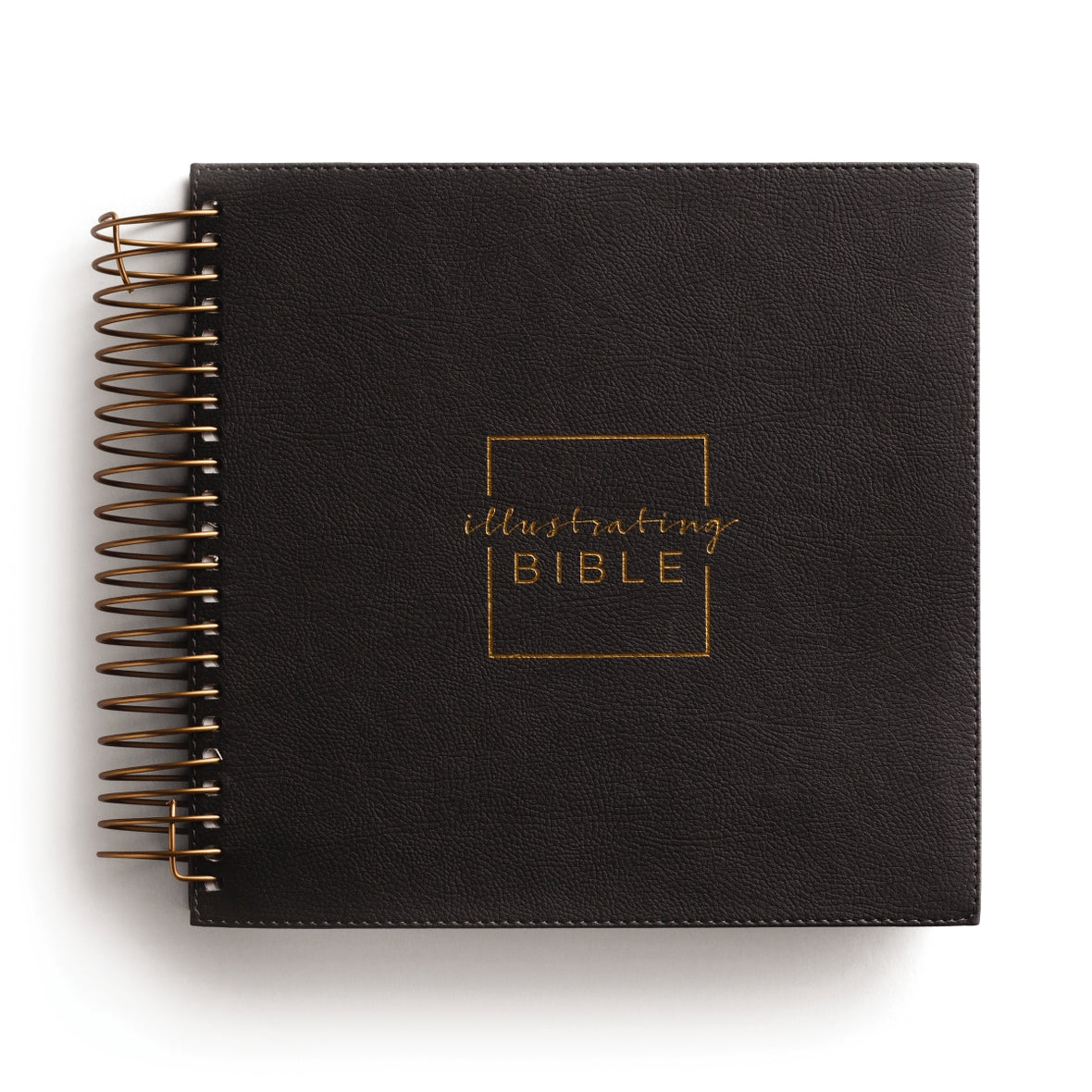 Harper Illustrating Bible Niv - Spiral Bound Journal, Dark Gray