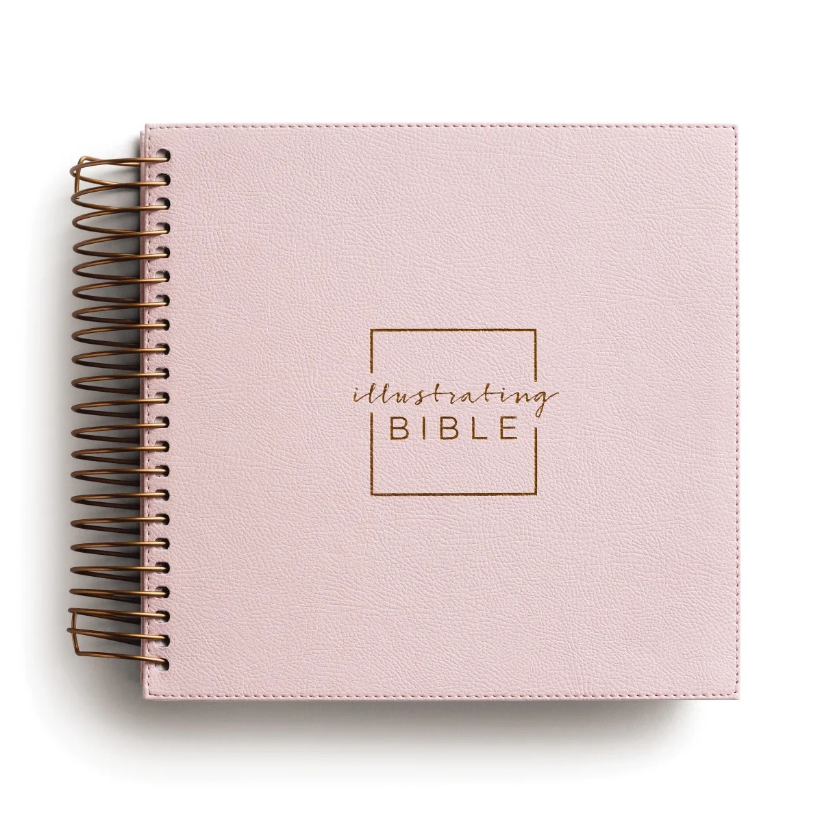 Harper Illustrating Bible Niv: Spiral Bound Bible Journal, Pink