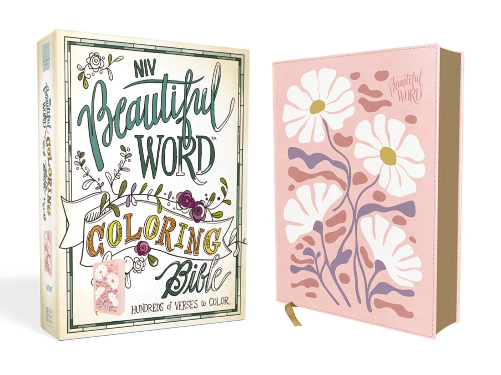 Harper Niv Beautiful Word Coloring Bible, Leathersoft, Pink