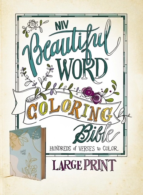 Harper Niv Beautiful Word Coloring Bible Large Print Teal