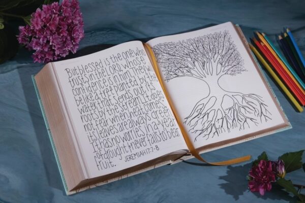 Harper Niv Beautiful Word Coloring Bible Large Print Teal