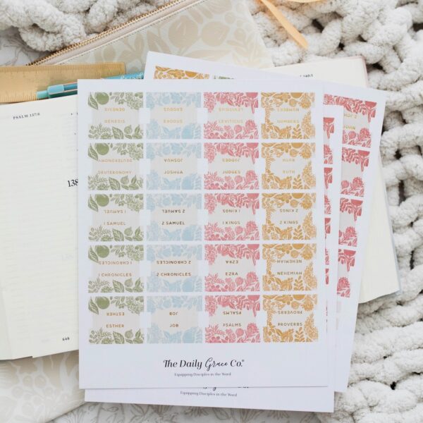 The Daily Grace Citrus Bible Tabs
