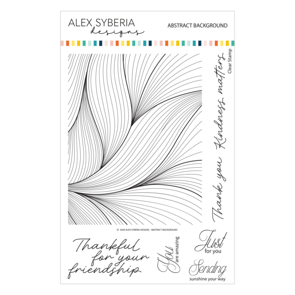 Alex Syberia Stamp Abstract Background
