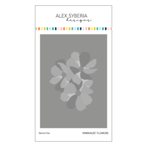 Alex Syberia Stencil Minimalist Flowers