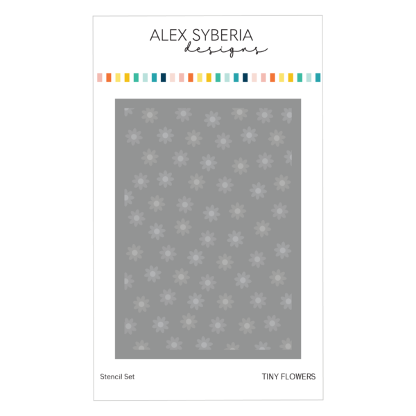 Alex Syberia Stencil Tiny Flowers