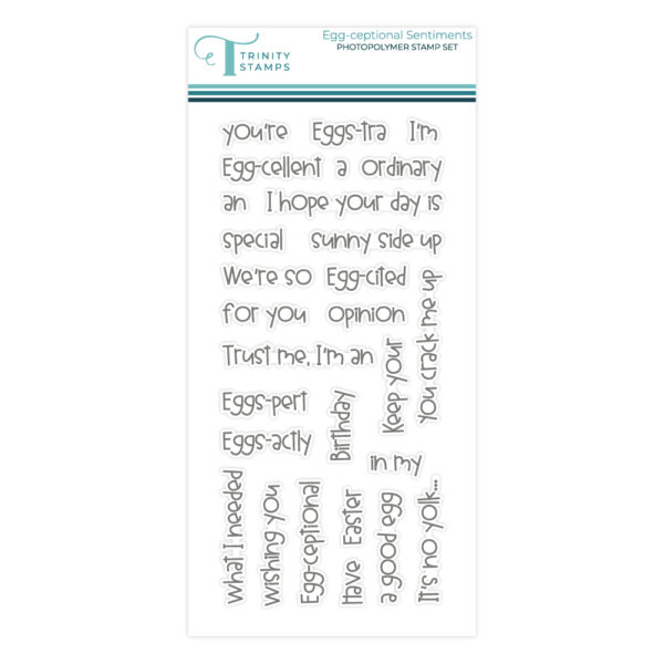 Trinity Stamp Egg-ceptional Sentiments