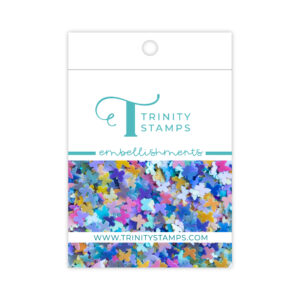 Trinity Embellishment Flitter Glitter Iridescent Butterfly Confetti