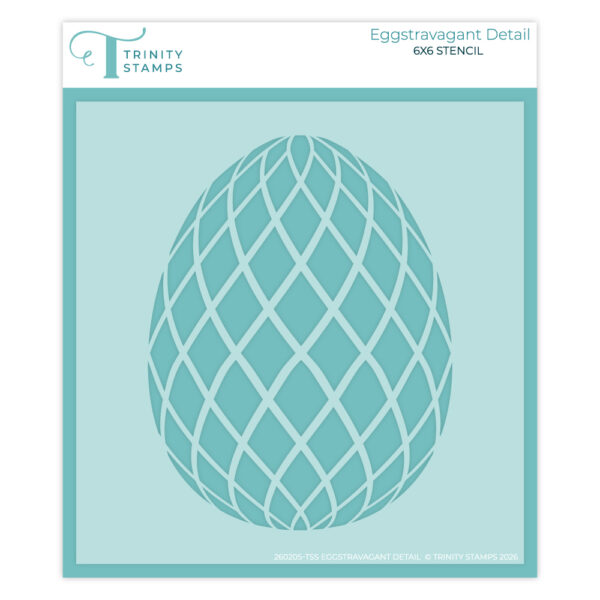 Eggstravagant Detail 6X6 Stencil (Release 3-4-26)