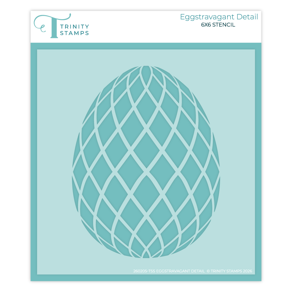 Eggstravagant Detail 6X6 Stencil (Release 3-4-26)