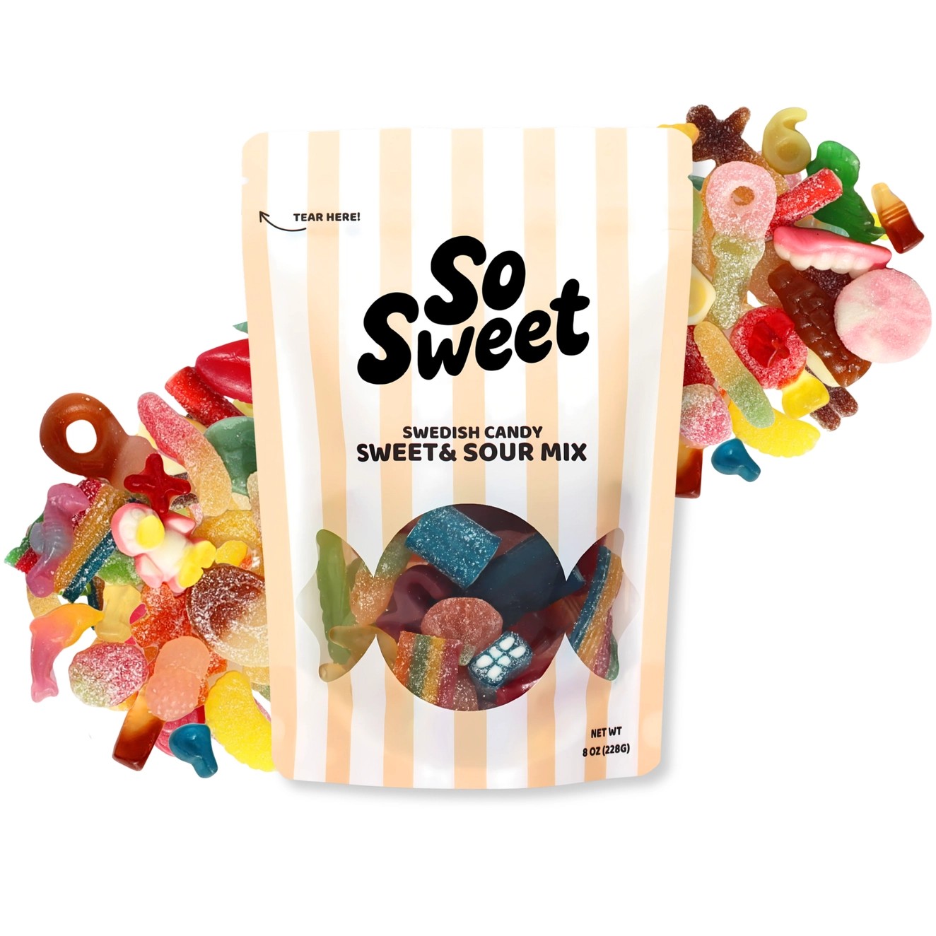 So Sweet Swedish Candy Sweet & Sour Mix (8 Oz)