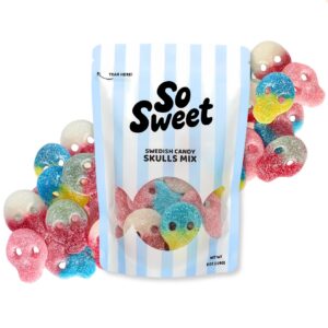 So Sweet Swedish Candy Skulls Mix (8 Oz)