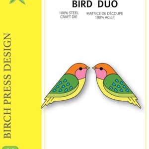 Birch Press Die Block Print Bird Duo