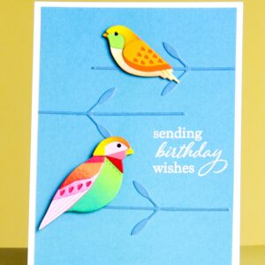 Birch Press Die Block Print Bird Duo
