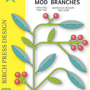 Birch Press Die Block Print Mod Branches
