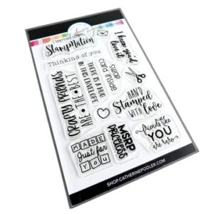 Catherine Pooler Stamp Crafty Friends Sentiments