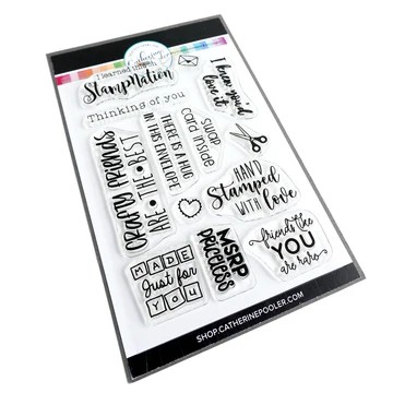 Catherine Pooler Stamp Crafty Friends Sentiments