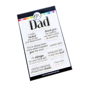 Catherine Pooler Stamp Inside Out Dad Sentiments