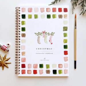 Emily Lex Watercolor Workbook Christmas