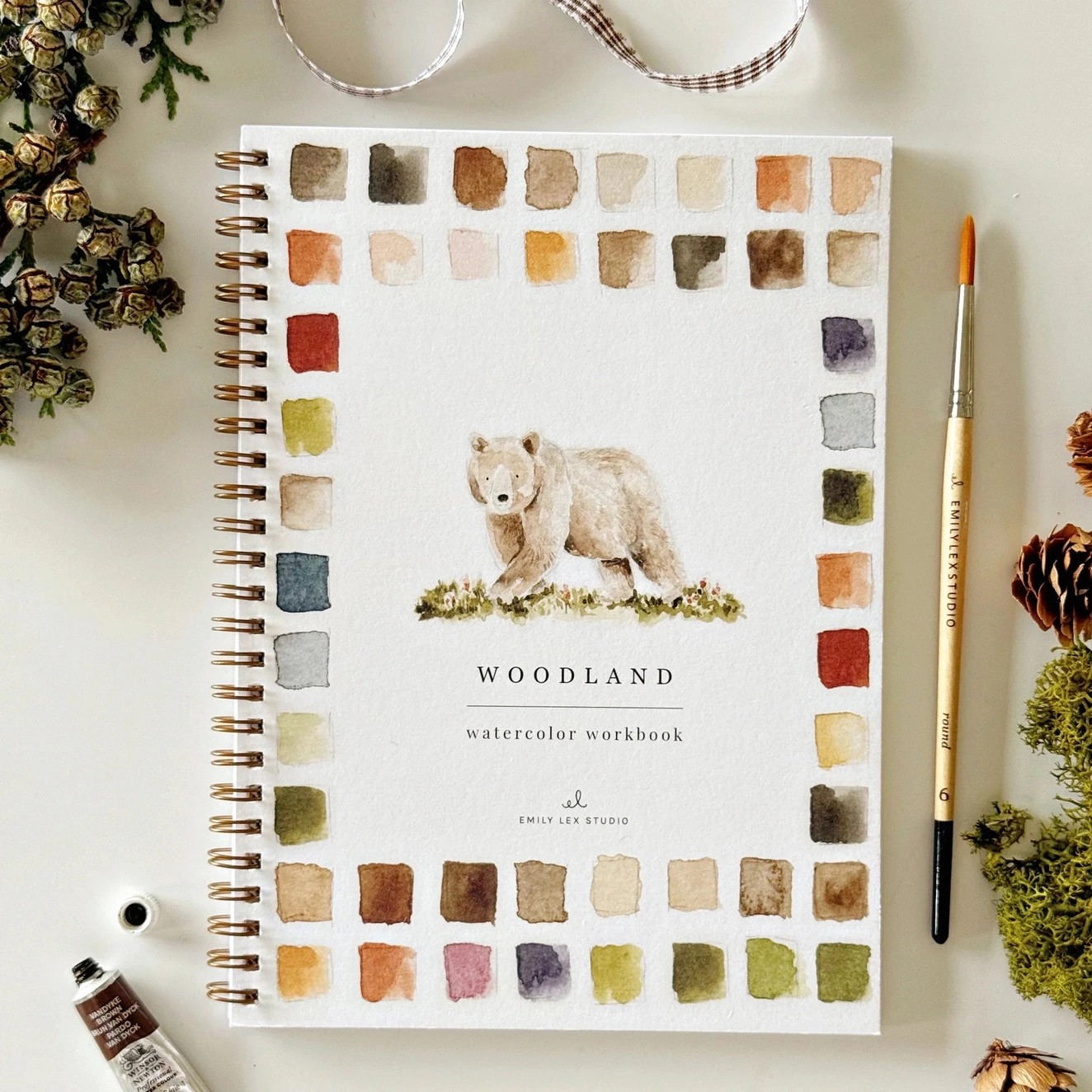 Emily Lex Watercolor Workbook Woodland