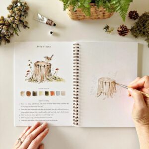 Emily Lex Watercolor Workbook Woodland
