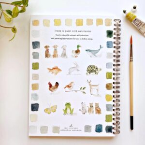 Emily Lex Watercolor Workbook Animals