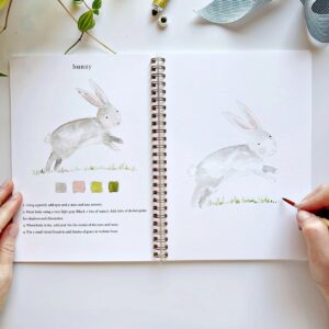Emily Lex Watercolor Workbook Animals