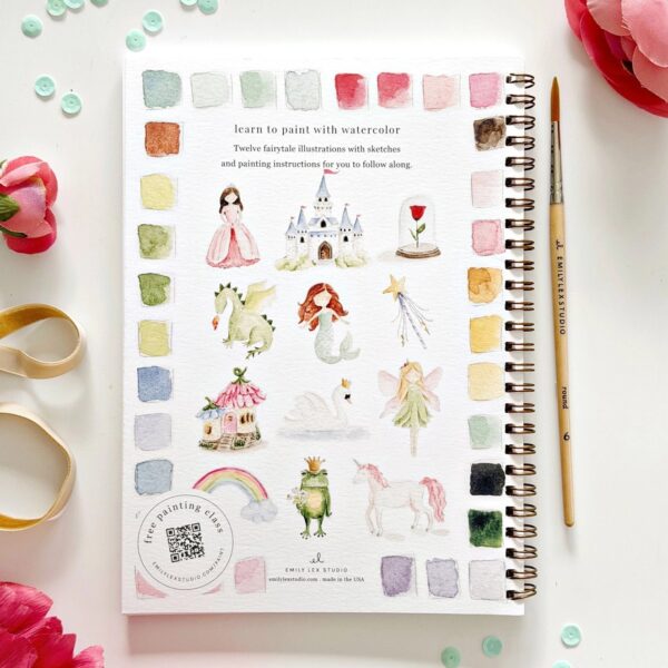 Emily Lex Watercolor Workbook Fairytale