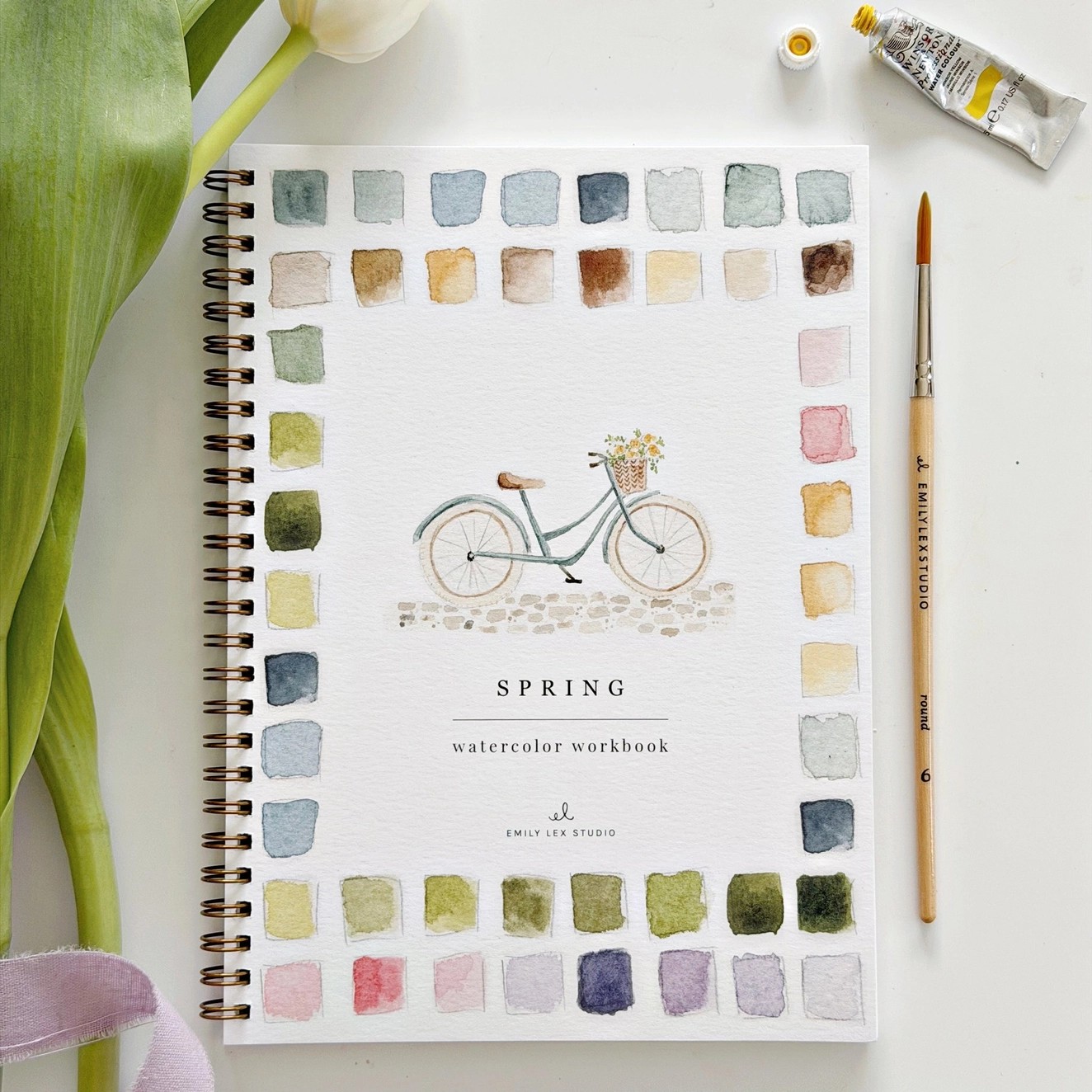 Emily Lex Watercolor Workbook Spring