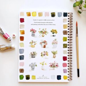 Emily Lex Watercolor Workbook Bouquets