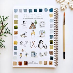 Emily Lex Watercolor Workbook Winter