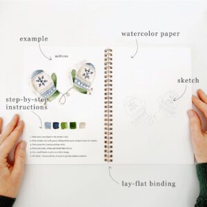 Emily Lex Watercolor Workbook Winter