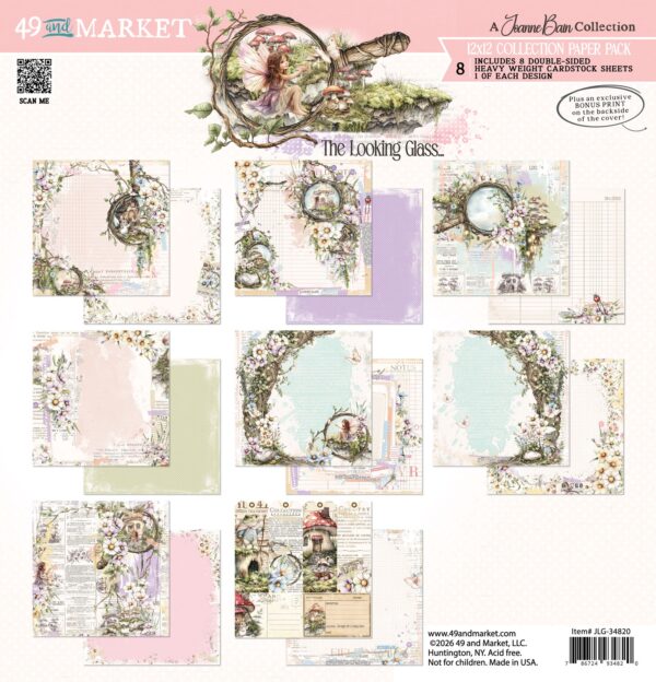49&M the Looking Glass 12X12 Collection Pack