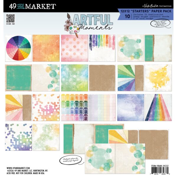 49&M Artful Moments 12X12 Collection Pack