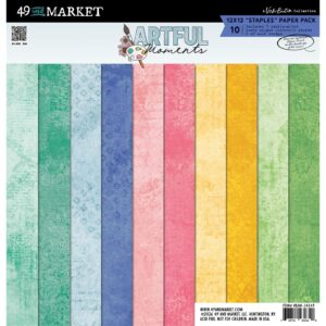 49&M Artful Moments 12X12 Staples Collection Pack