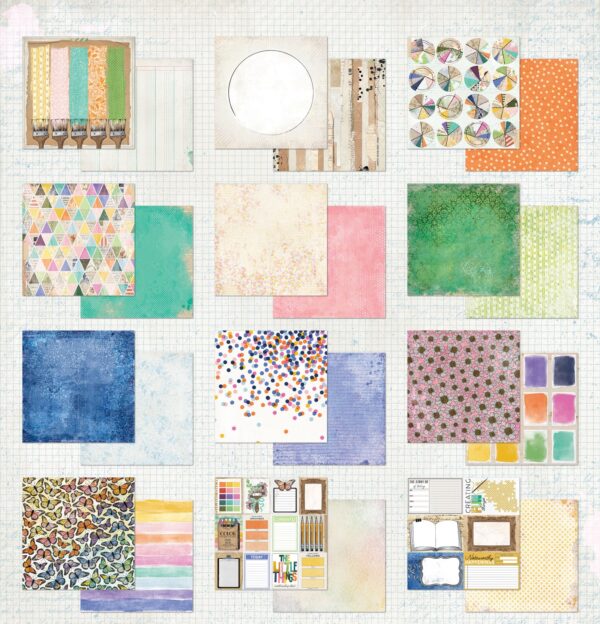 49&M Artful MOMENTS12X12 Paper Pad