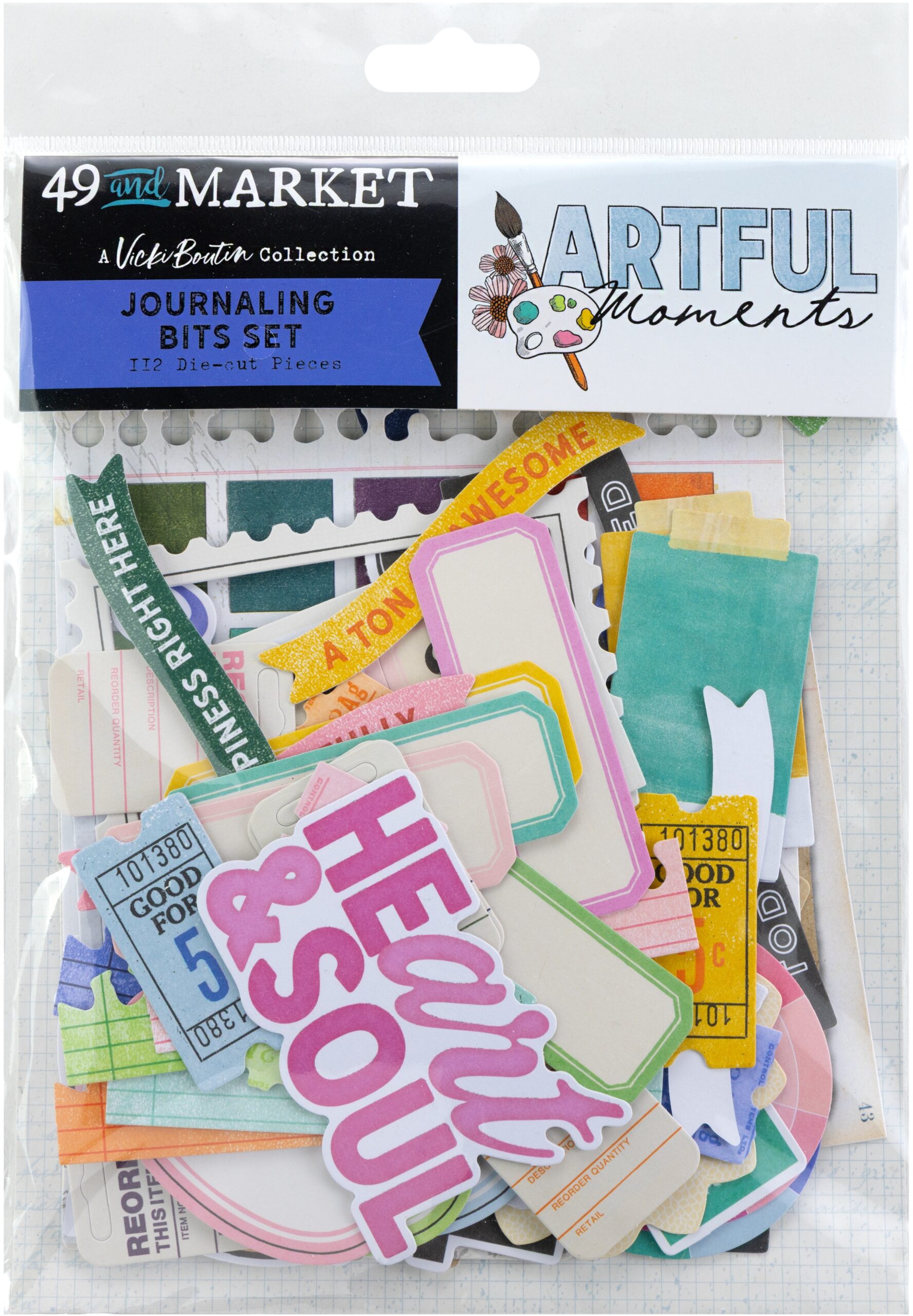 49&M Artful Moments Journaling Die Cuts