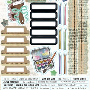 49&M Artful Moments Sticker