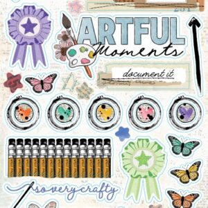 49&M Artful Moments Sticker
