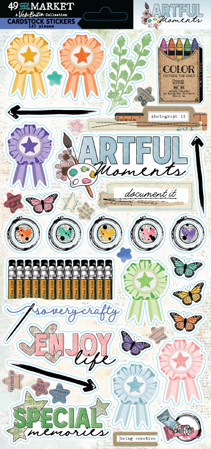 49&M Artful Moments Sticker