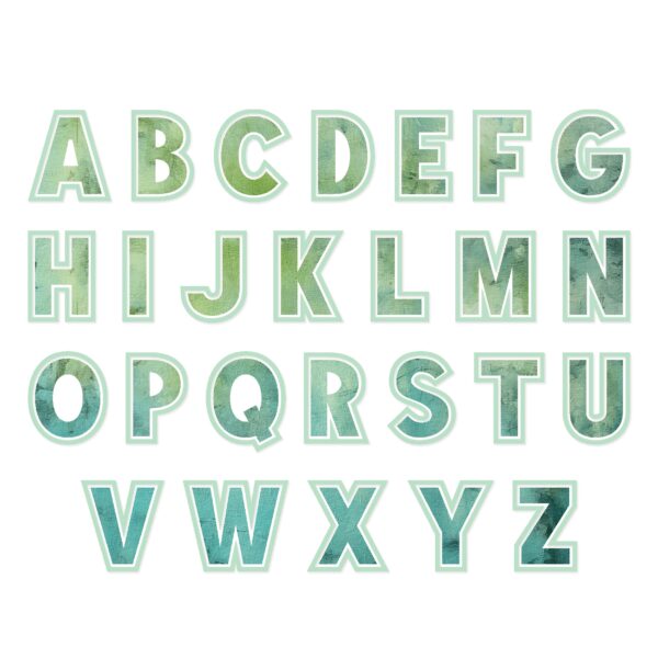 SIZZIX 49 & MARKET DIE THIS OR THAT ALPHABET