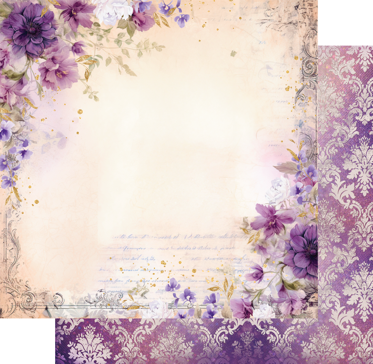 Uniquely Creative Ultraviolet Delight 12X12 Very Violet Paper