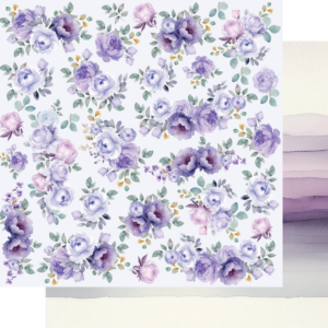 Uniquely Creative Ultraviolet Delight 12X12 Lavender Breeze Paper