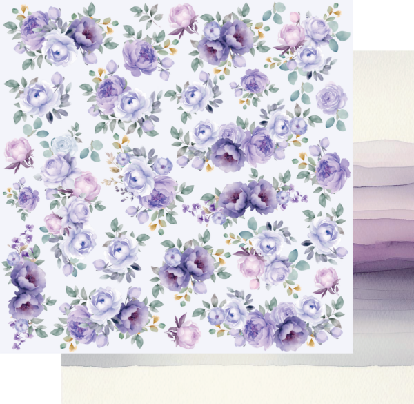 Uniquely Creative Ultraviolet Delight 12X12 Lavender Breeze Paper