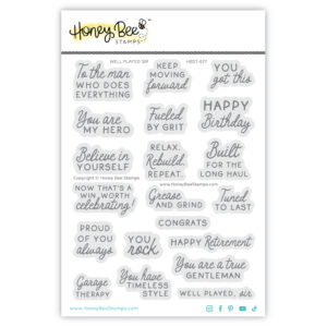 Honey Bee Stamp Well Played Sir